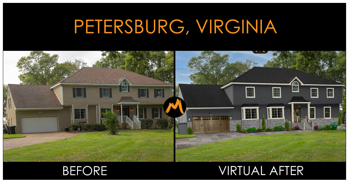 Petersburg, Virginia Virtual Exterior Design Transformation